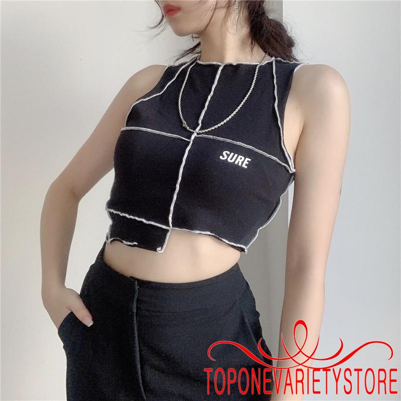 Áo Crop Top Cộc Tay Họa Tiết Hình Học Gợi Cảm Cho Nữ | BigBuy360 - bigbuy360.vn