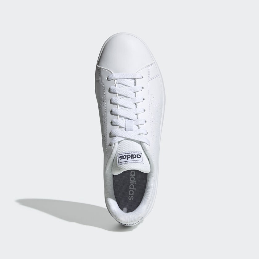 Giày Thể Thao Nam Nữ Adidas Advantage Base Trắng Xanh Navy - EE7691 - Hàng Chính Hãng
