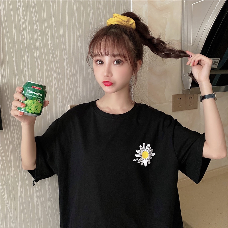 t-shirts new fashion wild casual loose Daisy print loose | BigBuy360 - bigbuy360.vn
