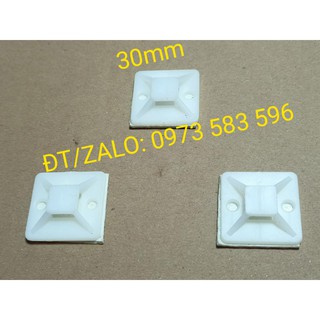 Đế dán rút dây cố định dây điện 30 x 30mm