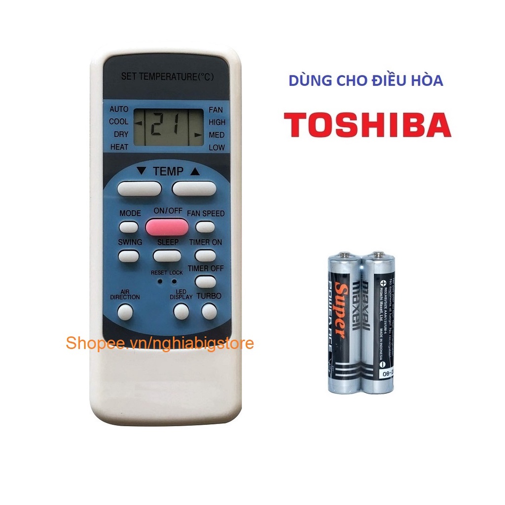 Remote Điều Khiển Máy Lạnh TOSHIBA, Điều Hòa Không Khí R51M