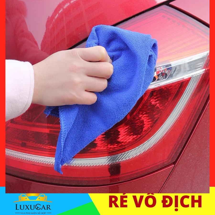 Khăn Lau Xe Chuyên Dụng Mềm Mịn Thấm Hút Nước Dành Cho Xe Hơi, Oto,Xe Máy-Loại Mỏng