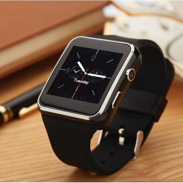 Đồng Hồ Thông Minh X6 Màn Hình Cong Smartwatch X6 Hỗ Trợ Sim Và Thẻ Nhớ Hỗ Trợ Tiếng Việt