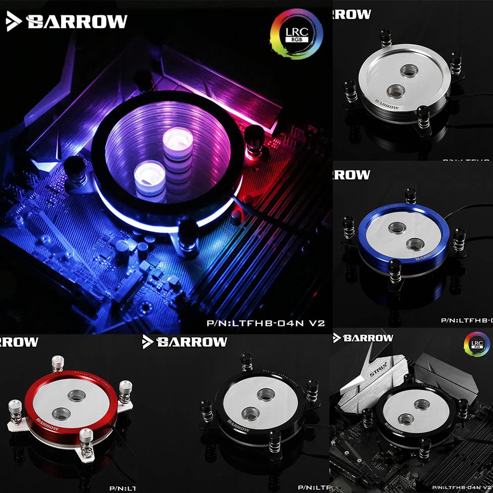 Block CPU Barrow RGB. Tản nhiệt nước custom