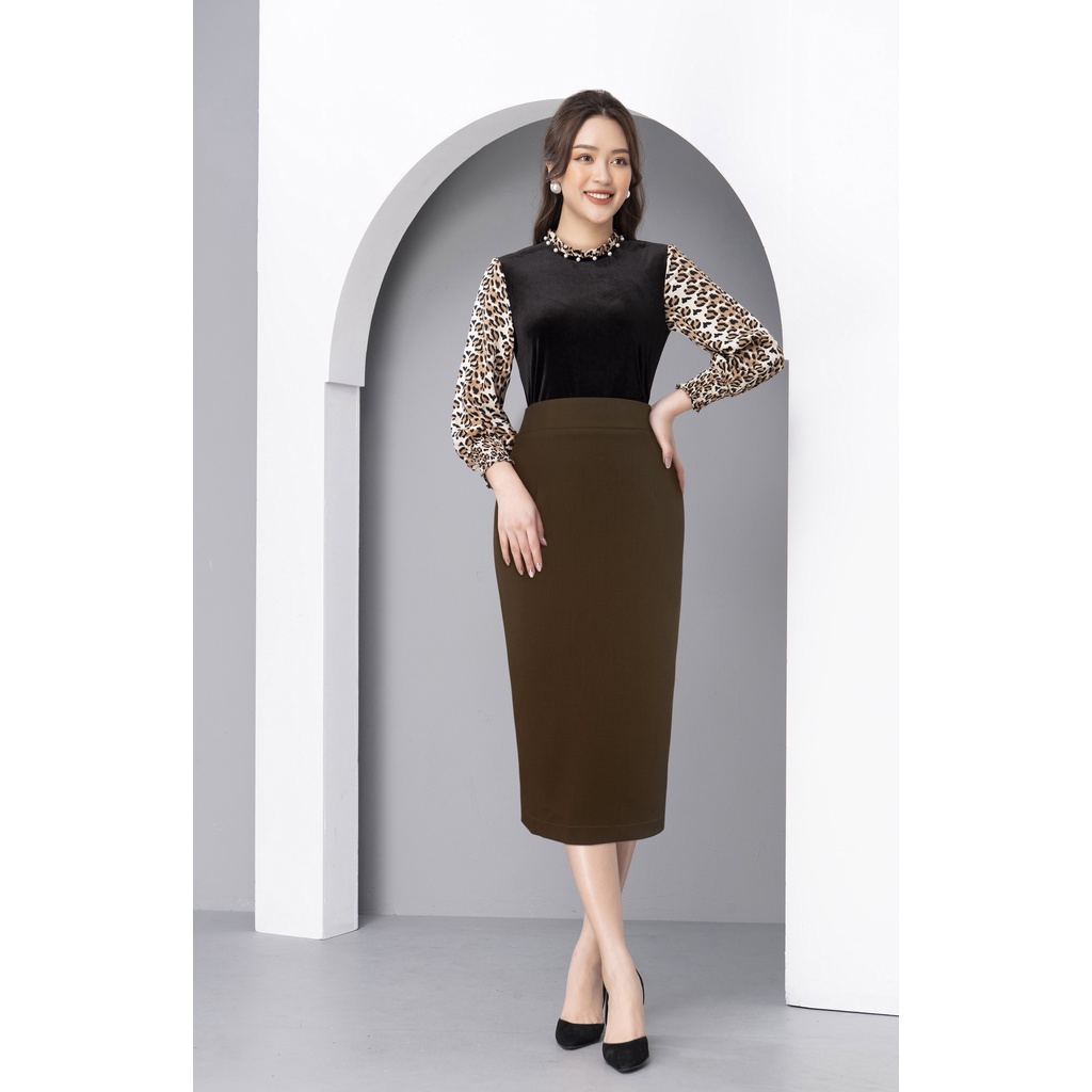 Chân Váy Bút Chì Dáng Dài Luperi LFCV5118