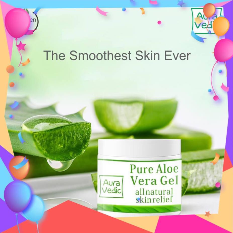 [Freeshipx] {Date t4/2021- Thanh lý}Gel Nha Đam Auravedic Aloe Vera Gel 100g