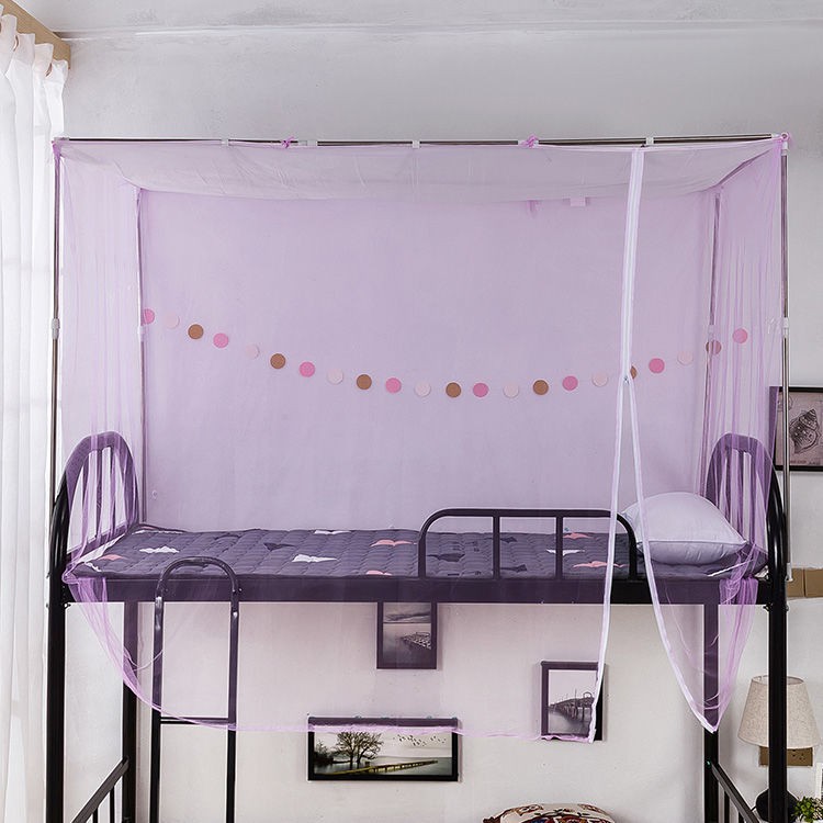 [Giao từ Quảng Đông] Màn chống muỗi ký túc xá sinh viên được mã hóa 0,9 mét giường tầng đơn 1,2 mét phòng ngủ giường tần