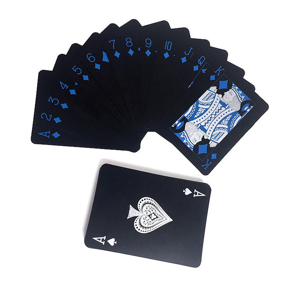 Set 54 Thẻ Bài Poker Bằng Nhựa Pvc Chống Thấm Nước