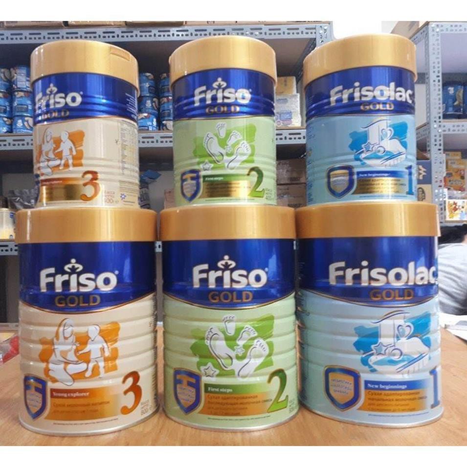 Combo 6 lon Sữa Friso Nga Số 2, lon 800g, Hàng Chuẩn, Giá Tốt Date mới nhất 2021