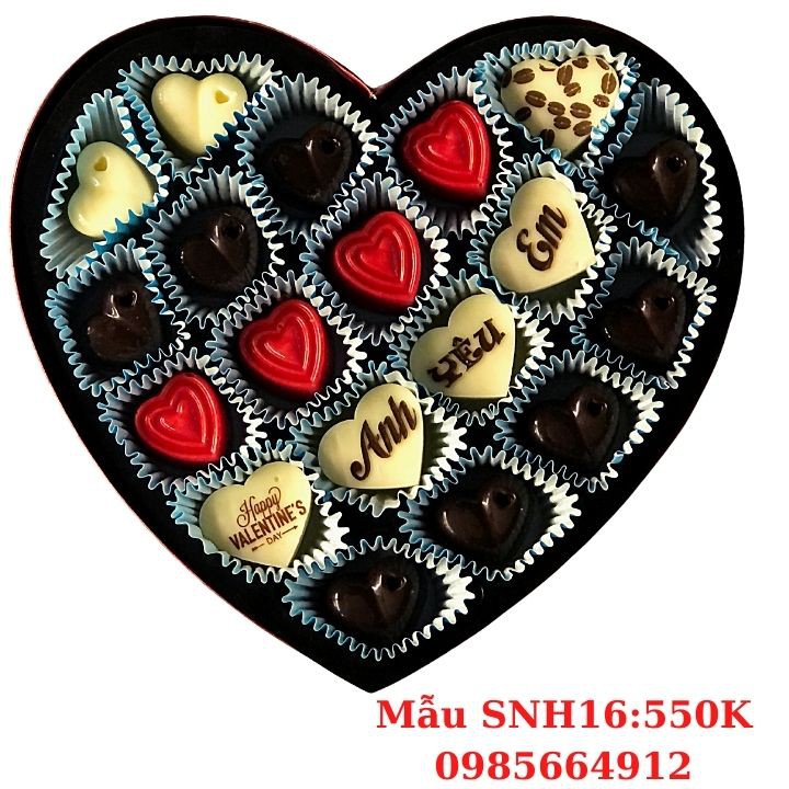 (Viết chữ theo yêu cầu) Socola valentine cao cấp