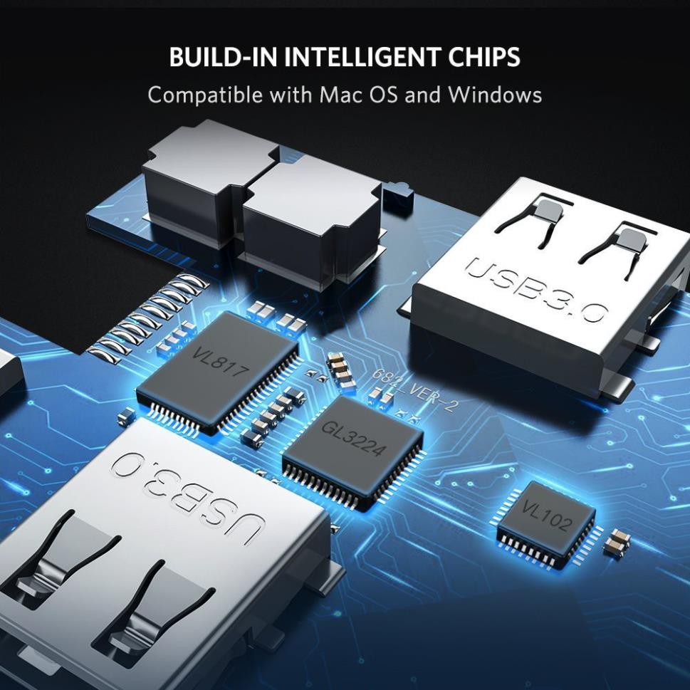 Cáp USB Type C Multifunction 9in1 UGREEN 40873 chính hãng ✔Ugreen chính hãng ✔