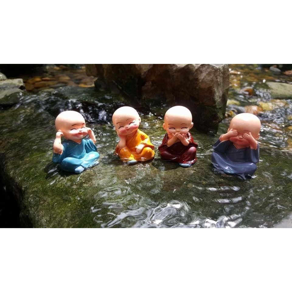Bộ tượng 4 không/ bộ 4 tượng phật nhỏ "4 không" | BigBuy360 - bigbuy360.vn