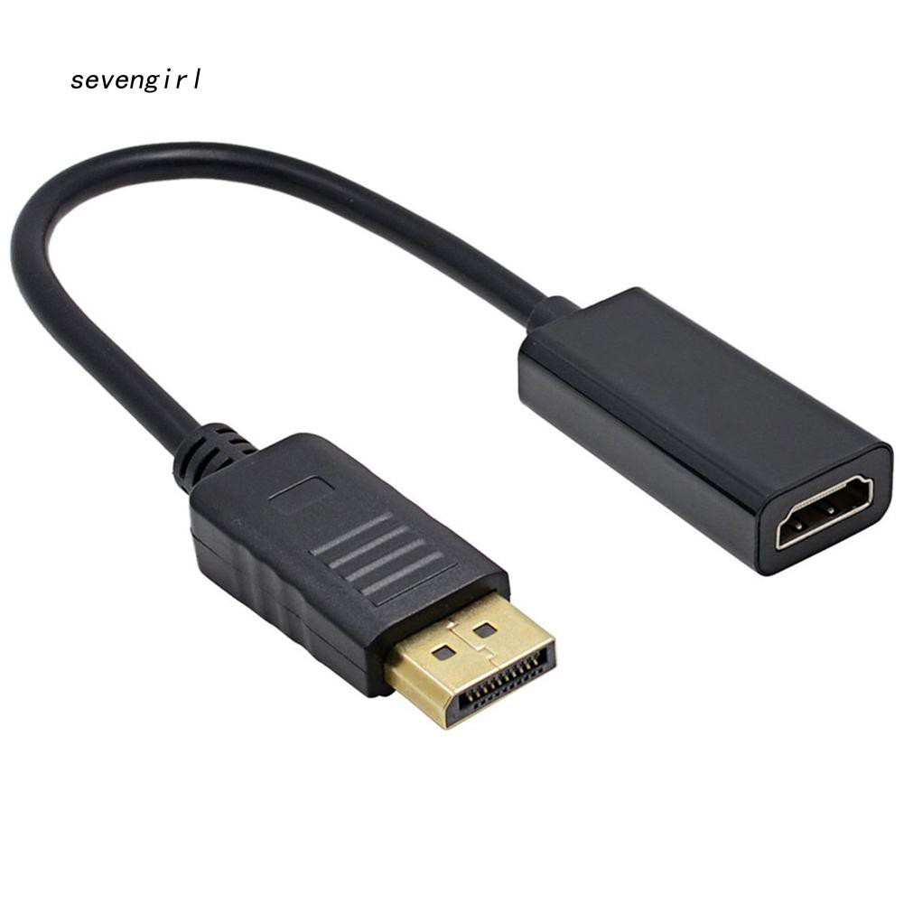 Dây cáp chuyển đổi cổng DP đầu đực sang HDMI đầu cái cho Dell HP Lenovo