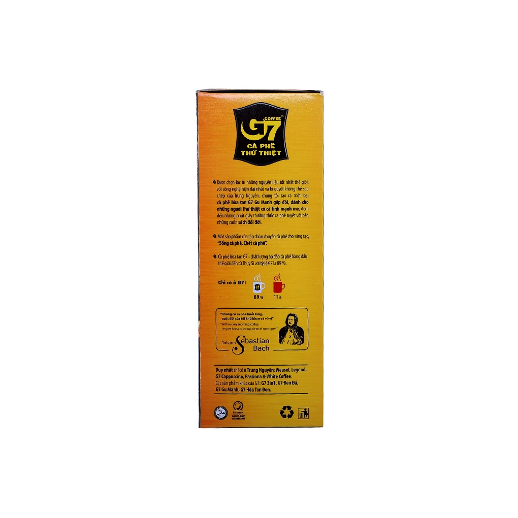 CAFE G7 X2 GU MẠNH TRUNG NGUYÊN HOÀ TAN 3IN1 | BigBuy360 - bigbuy360.vn