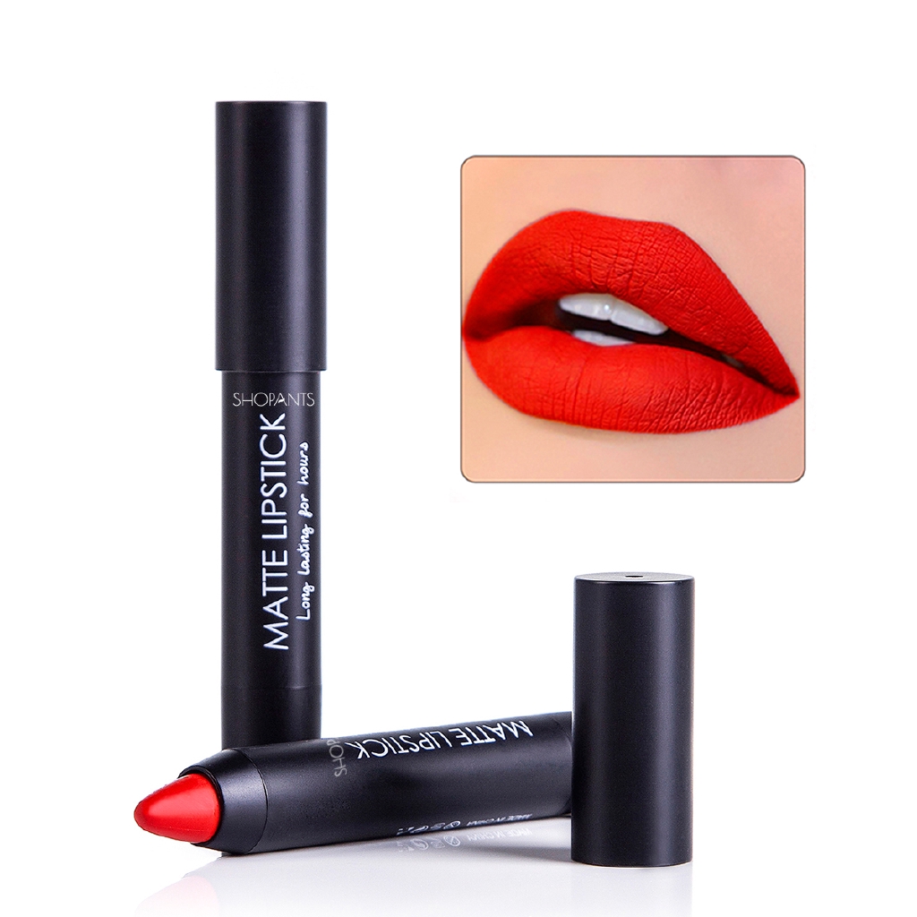 (Hàng Mới Về) Son Sáp Shopants Tông Lì Chống Nước 12 Màu Tùy Chọn | BigBuy360 - bigbuy360.vn