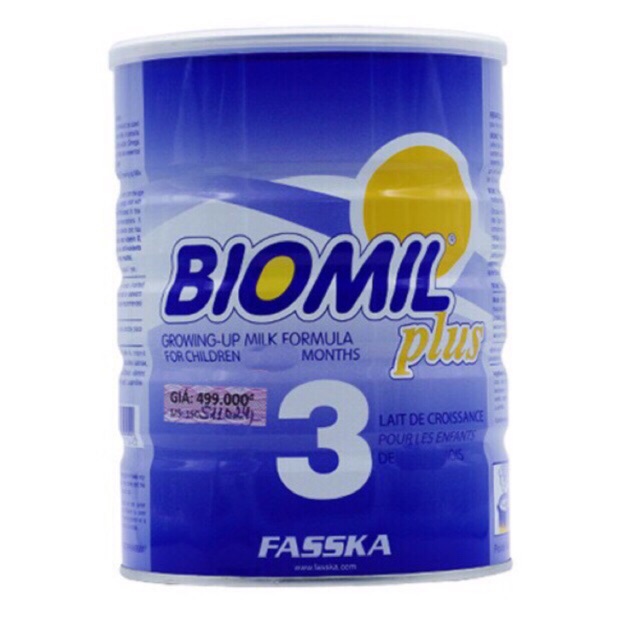 Sữa biomil plus số 3 800g date mới