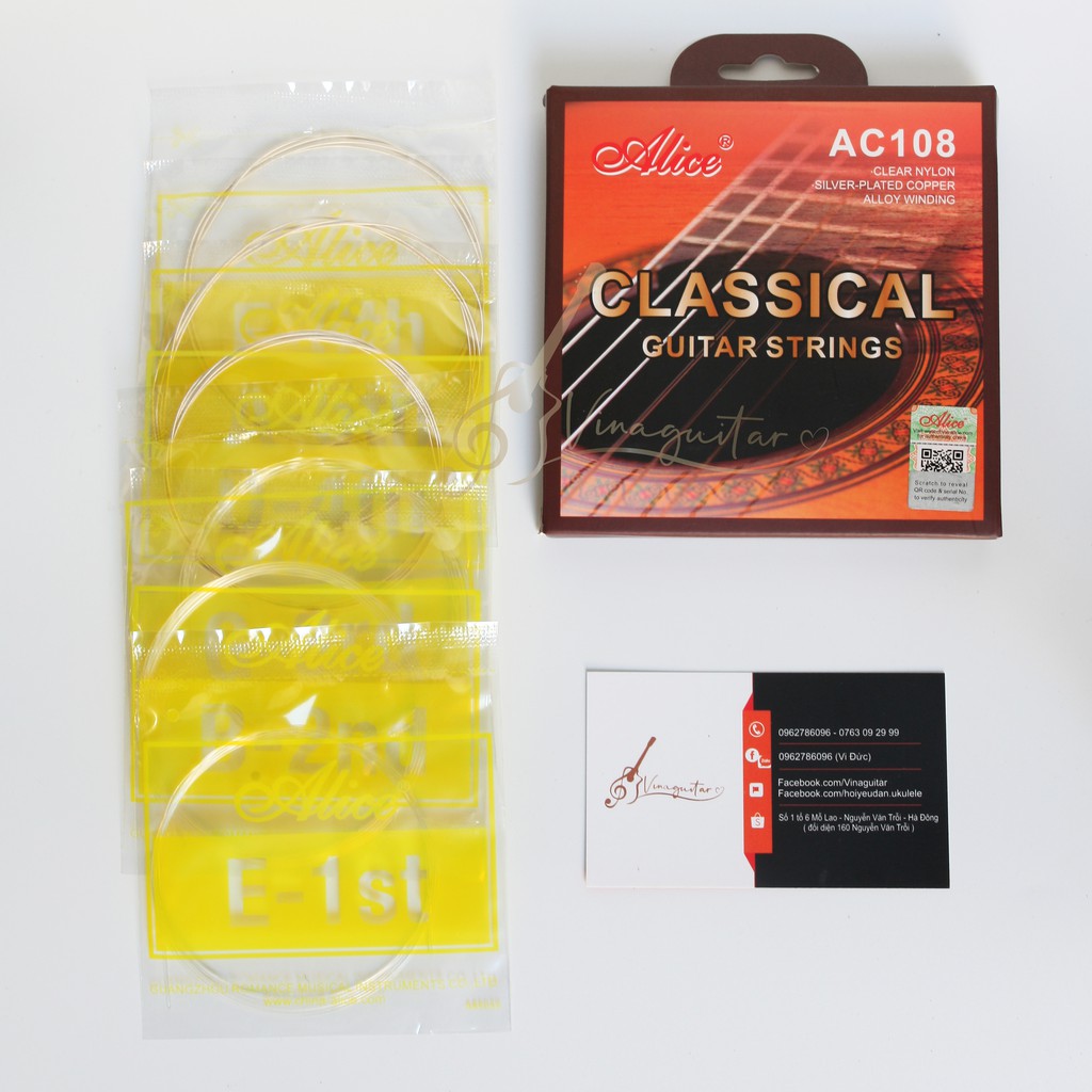 DÂY ĐÀN GUITAR CLASSIC ALICE A108N