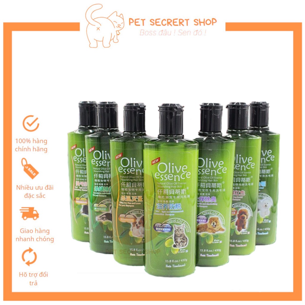 Sữa tắm Olive cho chó mèo