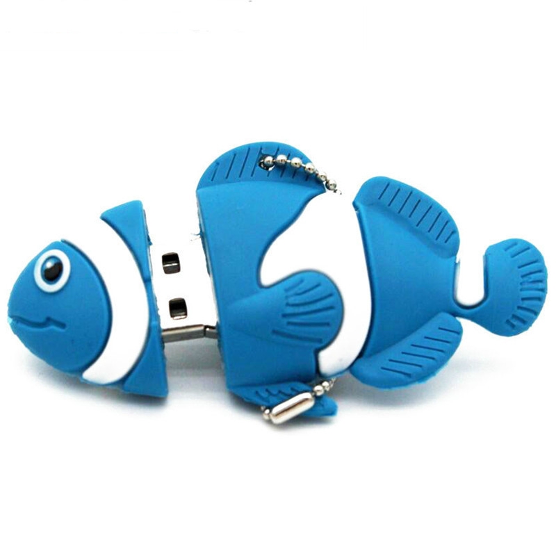 Usb 4g / 8g / 16g / 32g / 64g / 128g Hình Cá Hoạt Hình Xinh Xắn