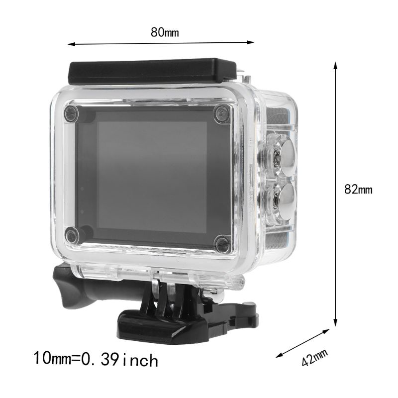Camera hành trình thể thao điện tử DVR DV quay video HD 1080P lặn chống nước gắn mũ bảo hiểm