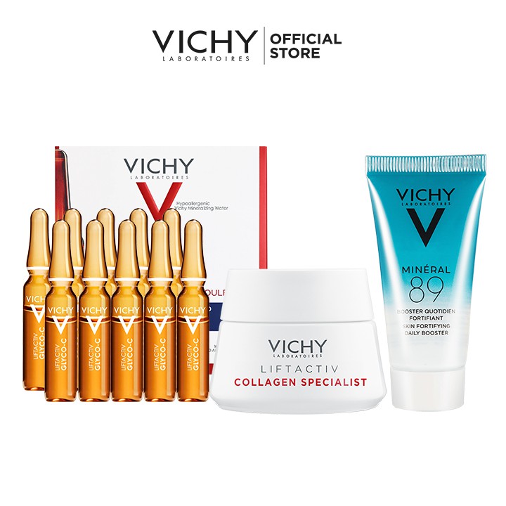 Tinh chất giúp giảm thâm nám và làm sáng da ban đêm Vichy Liftactiv Specialist Glyco-C Ampoule | BigBuy360 - bigbuy360.vn