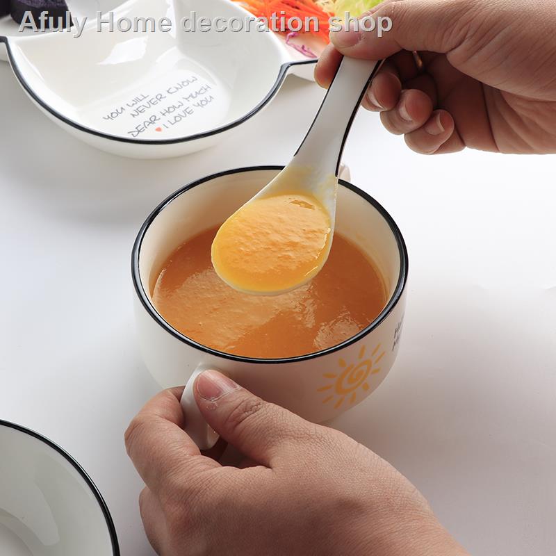 Đĩa sứ chia 4 ngăn đựng thức ăn phong cách Bắc Âu sáng tạo tiện lợi