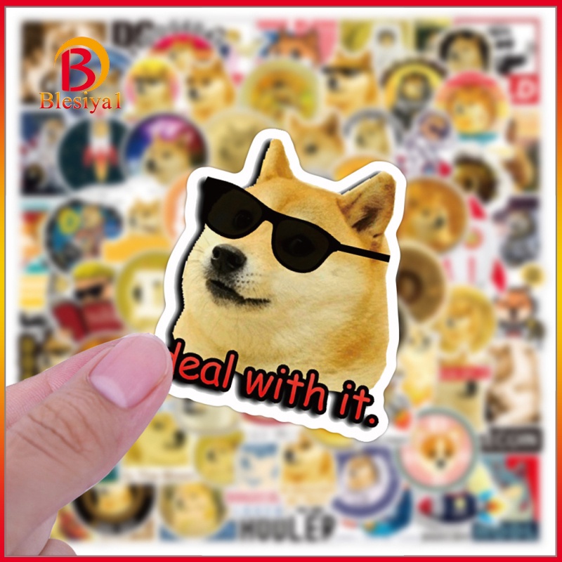Miếng Dán Trang Trí Laptop / Xe Hơi / Tường / Notebook Chống Thấm Nước Hình Hoạt Hình Blesiya1