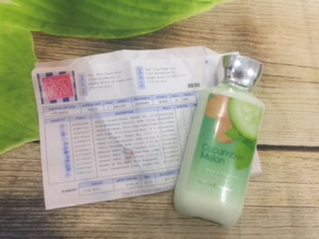 [Bill mỹ] Hàng order còn dư lotion bath and body work