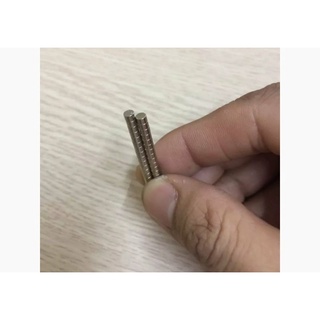 (Set 1- 50 viên) Nam châm . tròn trắng (Size 2~15mm)