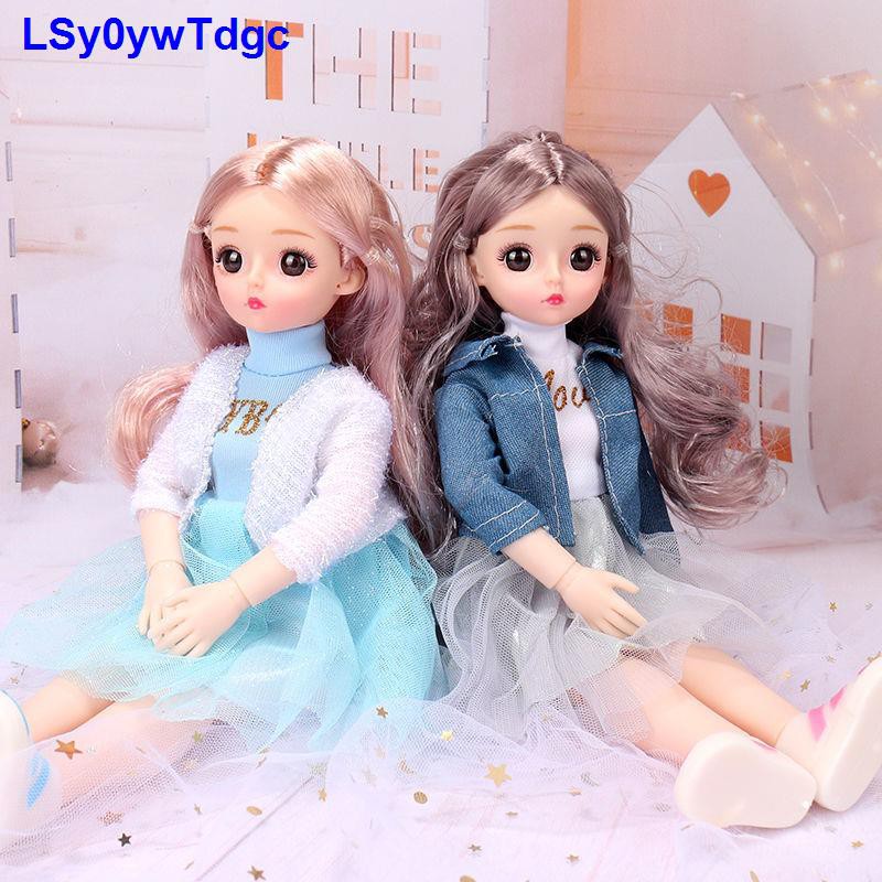 Công chúa búp bê barbie lớn tập 23 chung lưới bjd màu đỏ trẻ em quà tặng sinh nhật bé gái