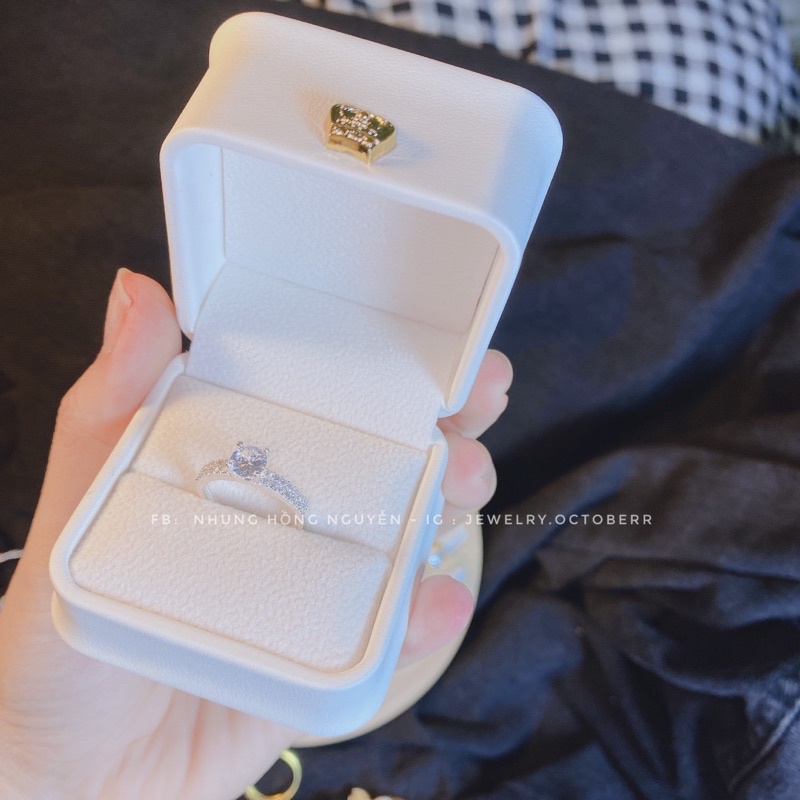 Nhẫn nữ MS438 - Bạc ta