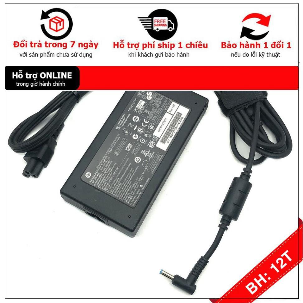 [BH12TH] ⚡️[Sạc zin] Sạc laptop HP 19.5V - 6.15A - 120W Chân Kim Xanh ZIN