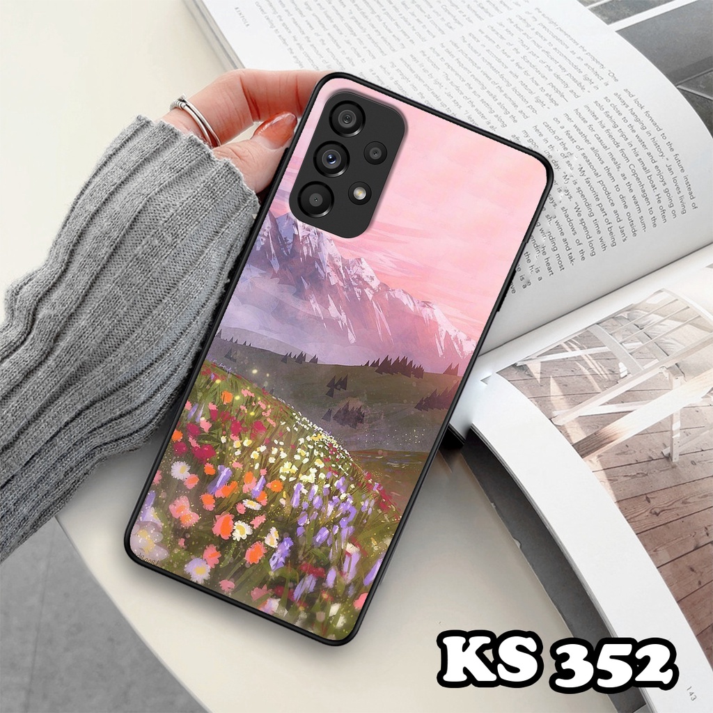 Ốp lưng Samsung A32 (4G/5G) - A52 - A52s - A72 - Ốp Samsung in hình Cánh đồng hoa - Chất liệu TPU siêu bền