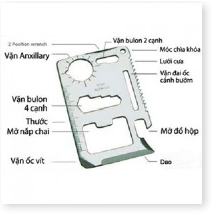 Miếng thép đa năng 11 công dụng
