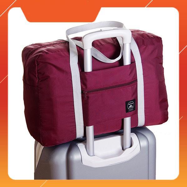 Túi du lịch đa năng gấp gọn chống thấm nước gắn vali kéo