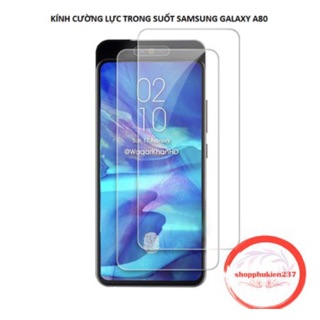 Samsung Galaxy A80 Kính cường lực kèm phụ kiện dán tại nhà