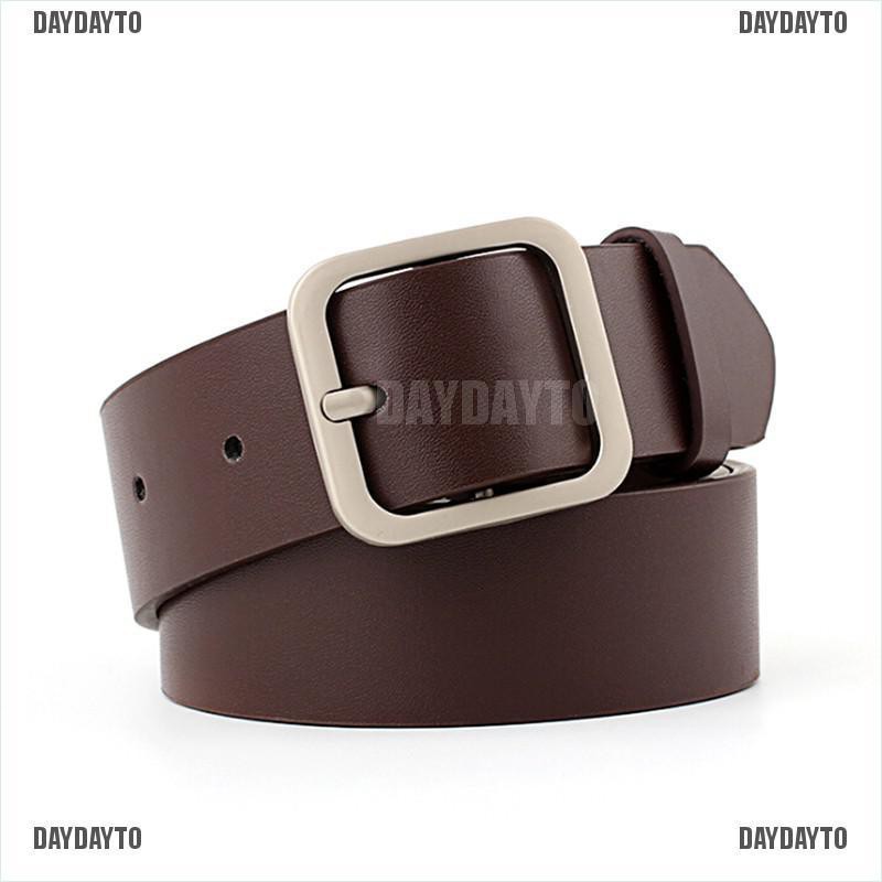 Thắt lưng da có khóa kim loại phong cách Boho cổ điển cho nữ