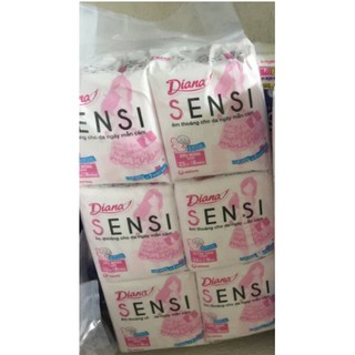 Combo 6 gói Bvs diana sensi có cánh loại gói 8 miếng