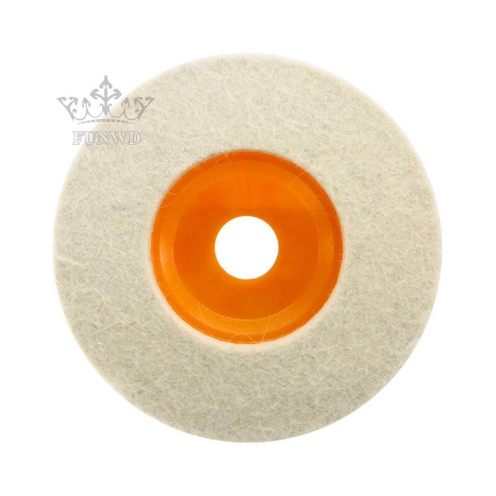 【FUNWD】4Inch 100mm Wool Polishing Wheel Buffing Angle Wheel Polishing Disc Pad Abrasive 100% brand new and high quality
