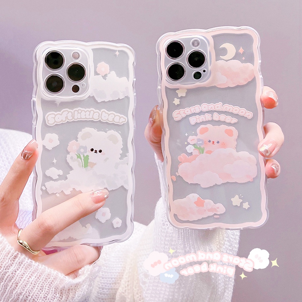 Ốp lưng iphone trong lượn sóng gấu mây 6/6plus/7/7plus/8/8plus/xs/11/12/13/pro/max/plus/promax-Sale Hot M2-1