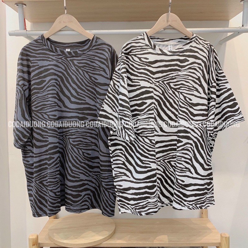 Áo Ngựa vằn oversize