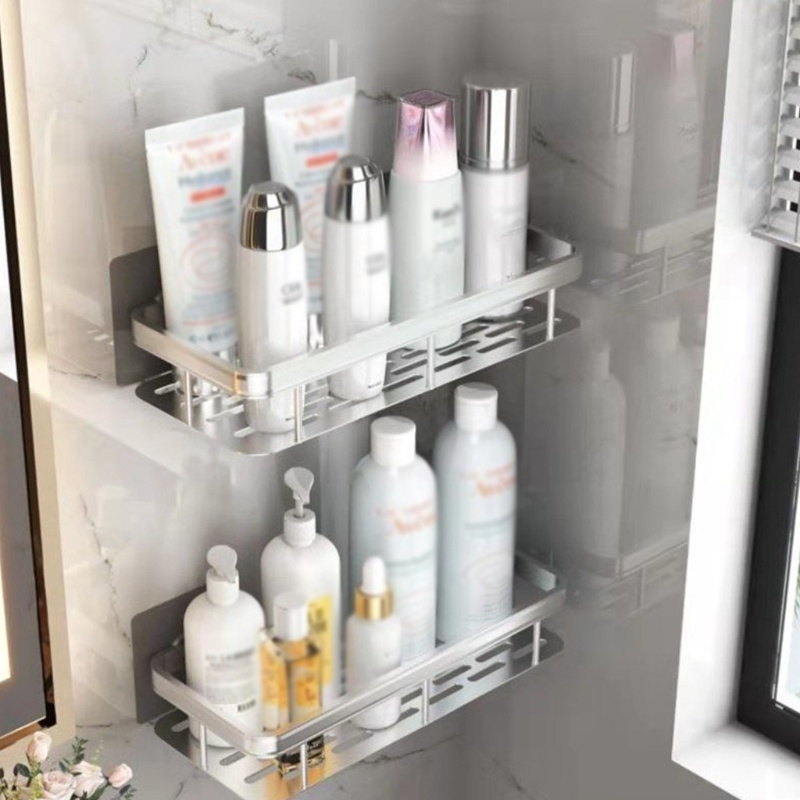 Giá Đỡ Dầu Gội Gắn Tường Tiện Dụng Cho Phòng Tắm / Nhà Bếp