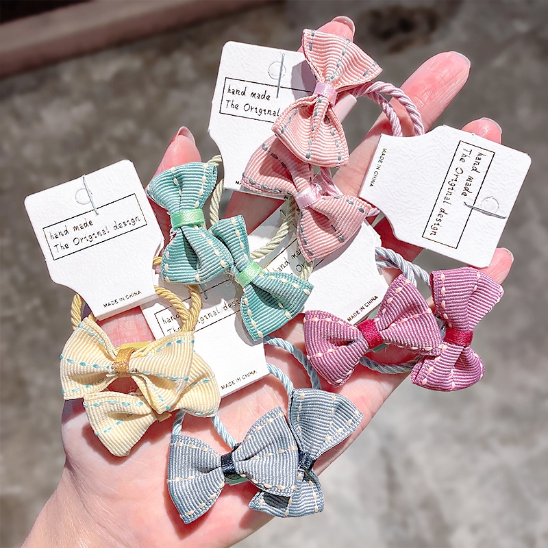 10 Dây buộc tóc phong cách Hàn Quốc cho bé gái