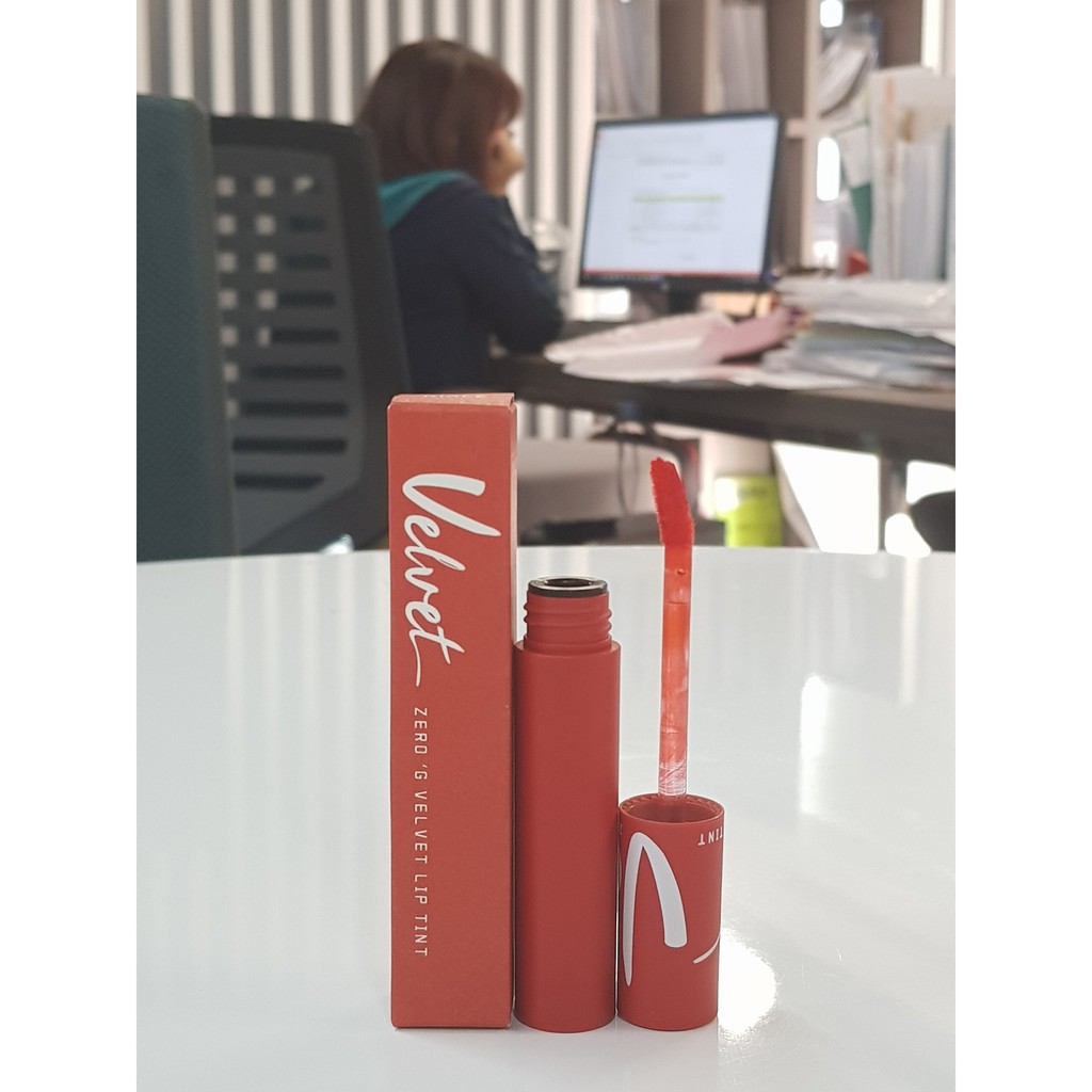 SON LÌ DẠNG KEM ZERO VELVET LIP TINT - SỐ 021 ĐỎ CAM