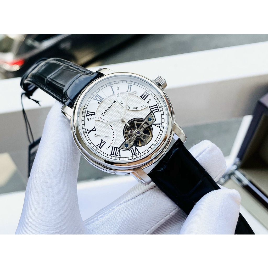 ĐỒNG HỒ NAM AUTOMATIC THOMAS EARNSHAW ES-8169-04 SIZE 43MM MẪU TỰ ĐỘNG HOT CỦA ANH/ DÂY VIỀN THÉP KHÔNG GỈ CHỊU NƯỚC