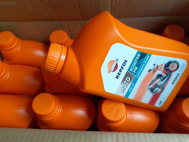 NHỚT REPSOL MOTO SCOOTER 10W40  MB 800ml  CHO XE TAY GA