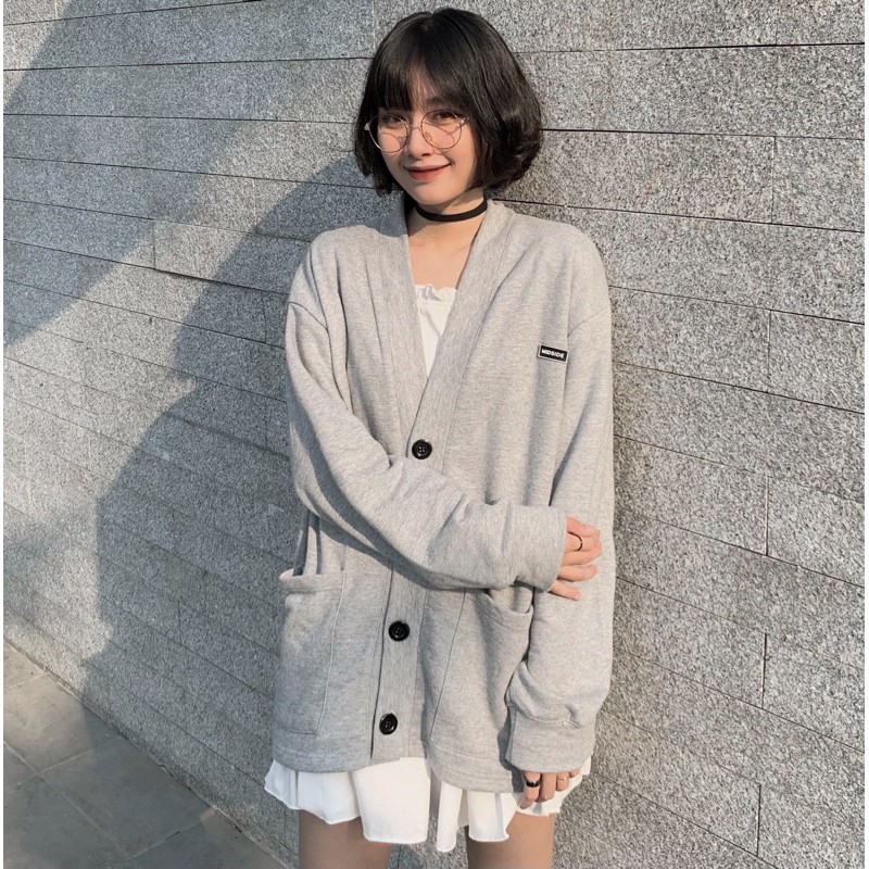 ÁO CARDIGAN MIDSIDE ( XÁM & KEM )