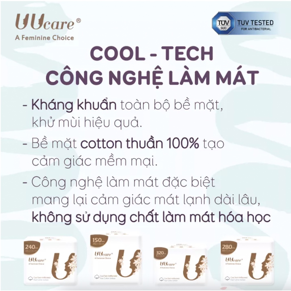 Combo UUcare Singapore Hè kháng khuẩn - Deal chuẩn "cool" (DDVS kháng khuẩn & BVS Cooltech cao cấp)