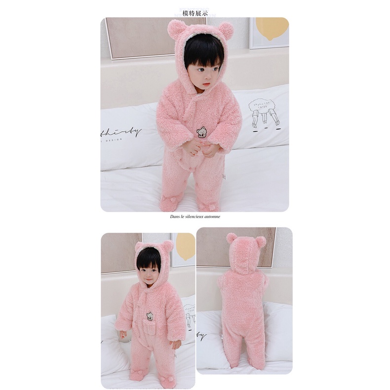 Body ủ bông 3 lớp dày dặn cho bé trai và bé gái