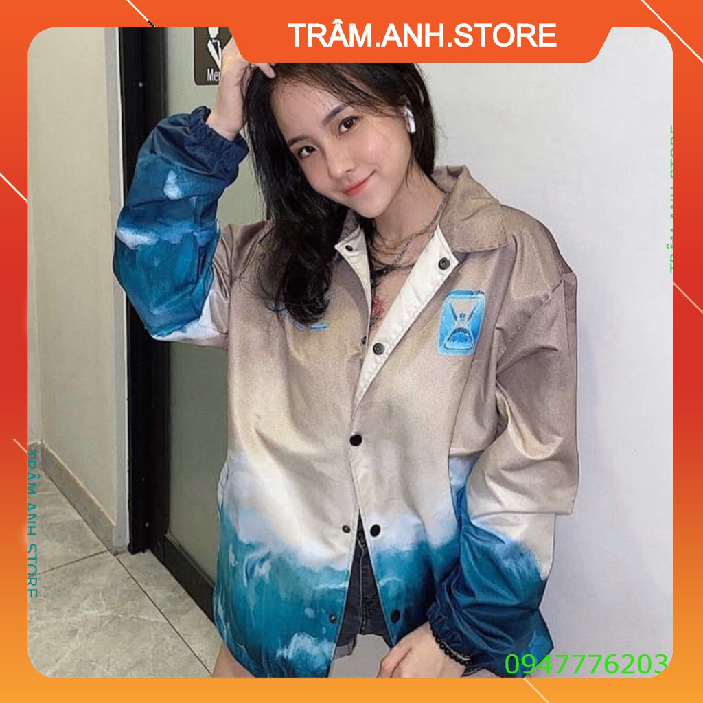 ÁO KHOÁC GIÓ ĐỒNG HỒ CÁT XANH NÂU ULZANG - ÁO GIÓ DÙ KAKI CÚC BẤM TIME 👗 👑